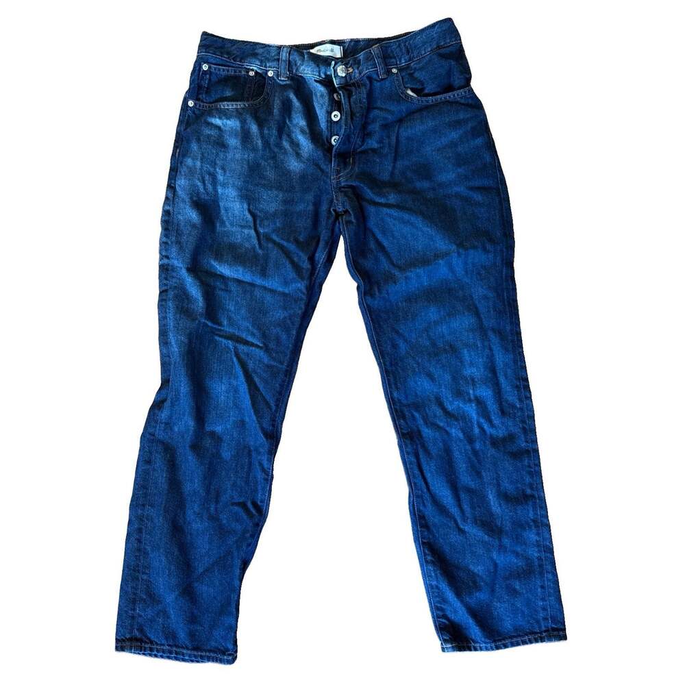 Madewell Dean Easy Straight Jean Women’s 32x30 Dark Blue